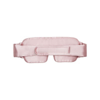 pink silk sleep eye mask for side, stomach sleeper