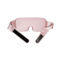pink silk sleep eye mask for side, stomach sleeper 