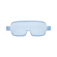 Light blue and silver grey silk sleep eye mask